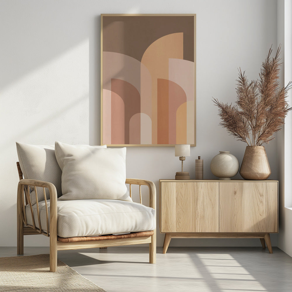 Retro Geometric II | Poster