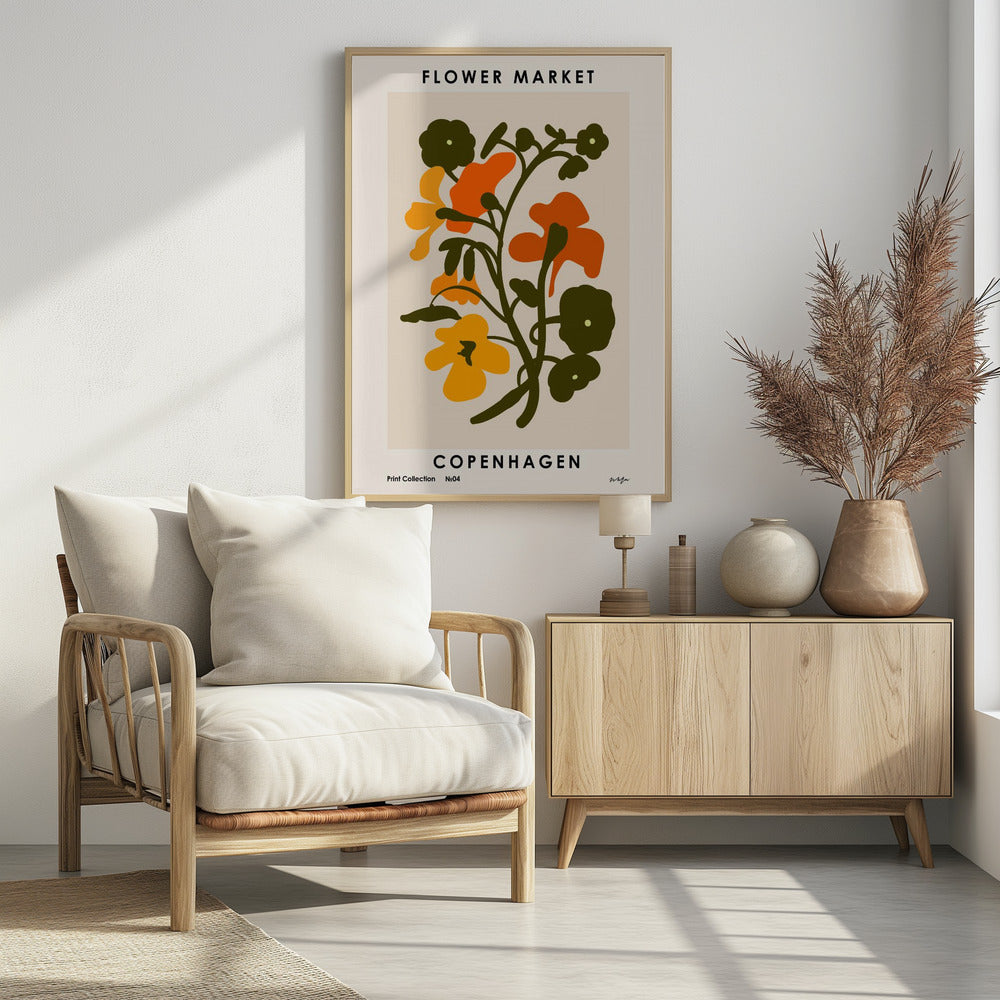 Flower Market. Copenhagen | Poster