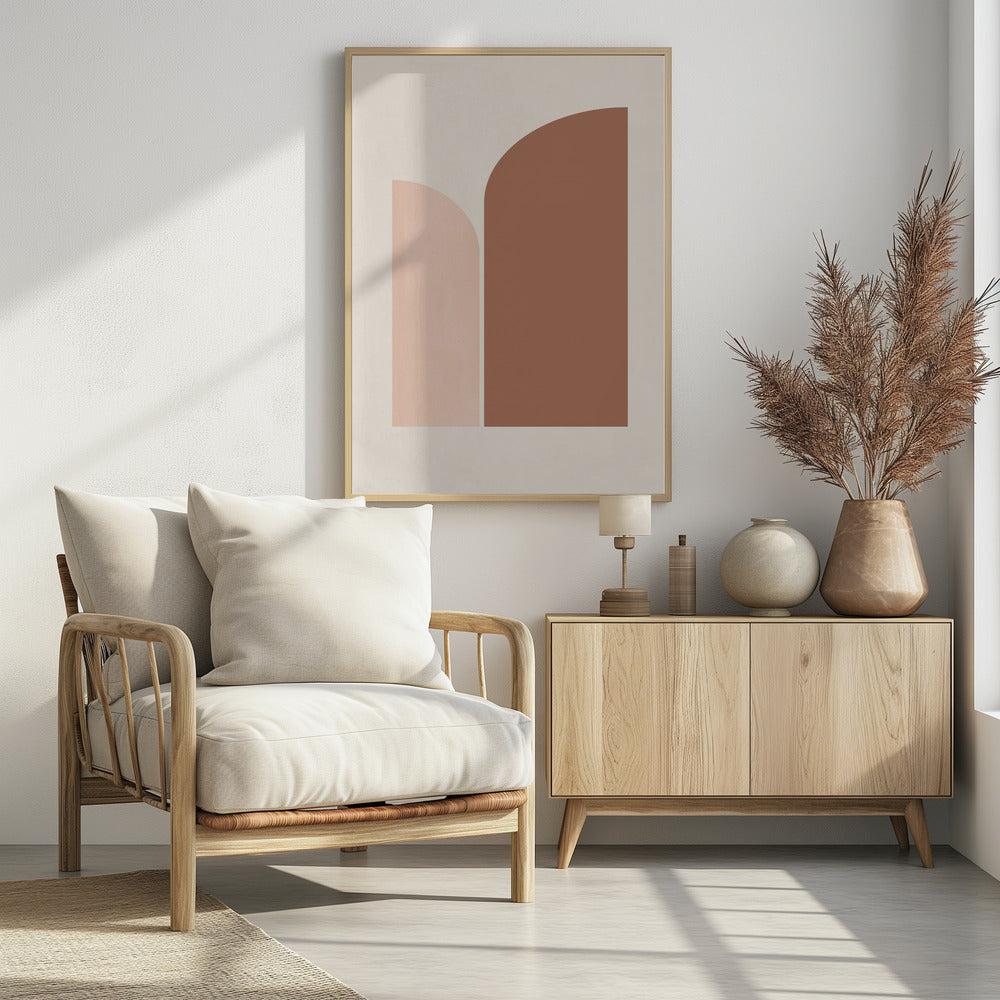 Retro Geometric | Poster