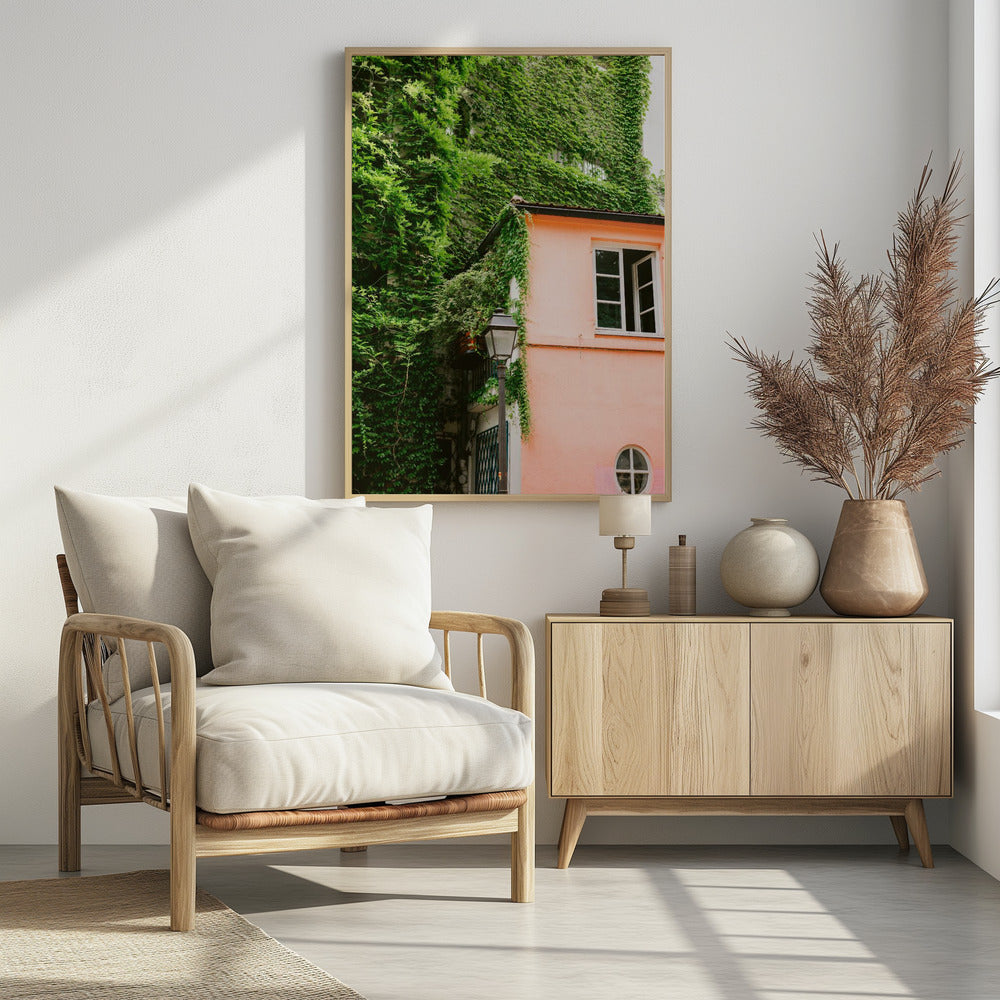 Green and Pink || Montmartre Paris | Poster