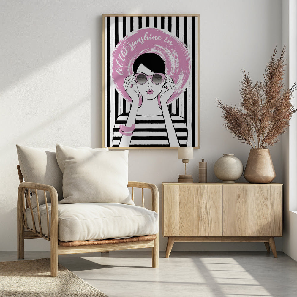Pink Sunglasses Vibe | Poster