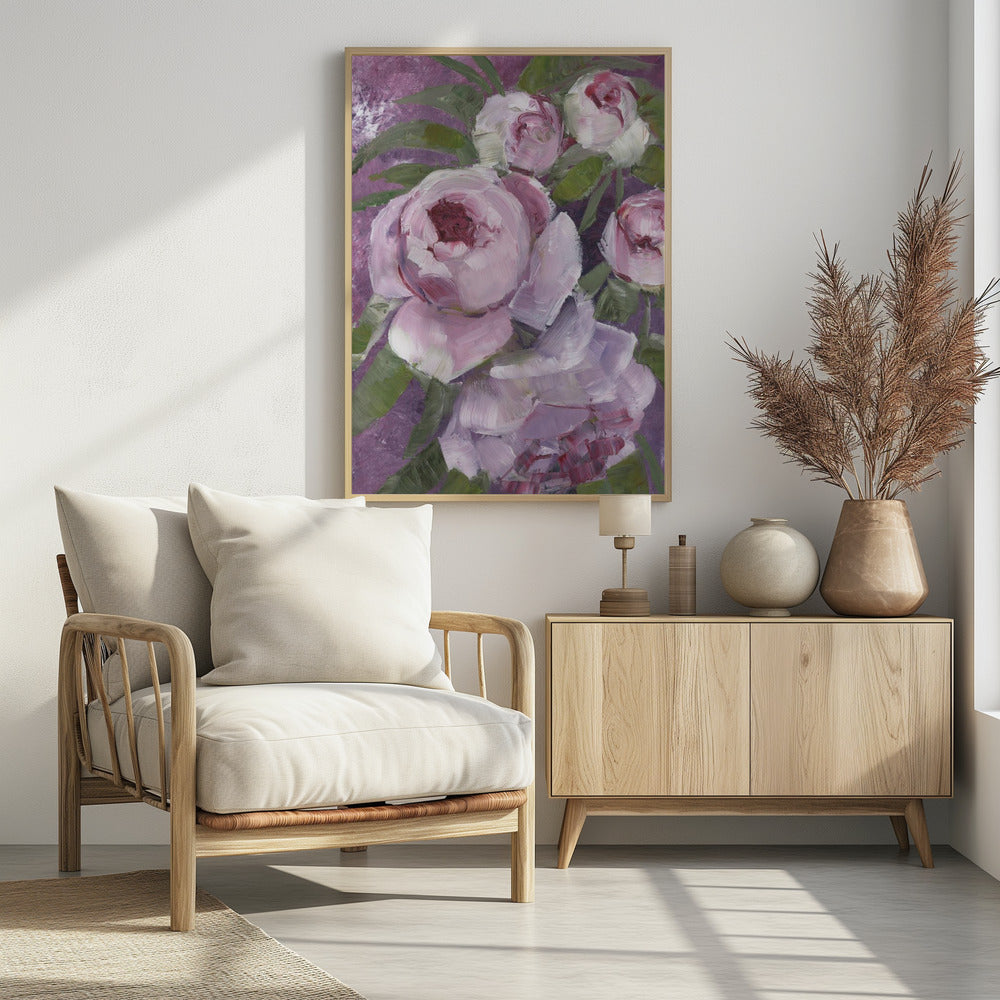 Rylee painterly roses | Poster