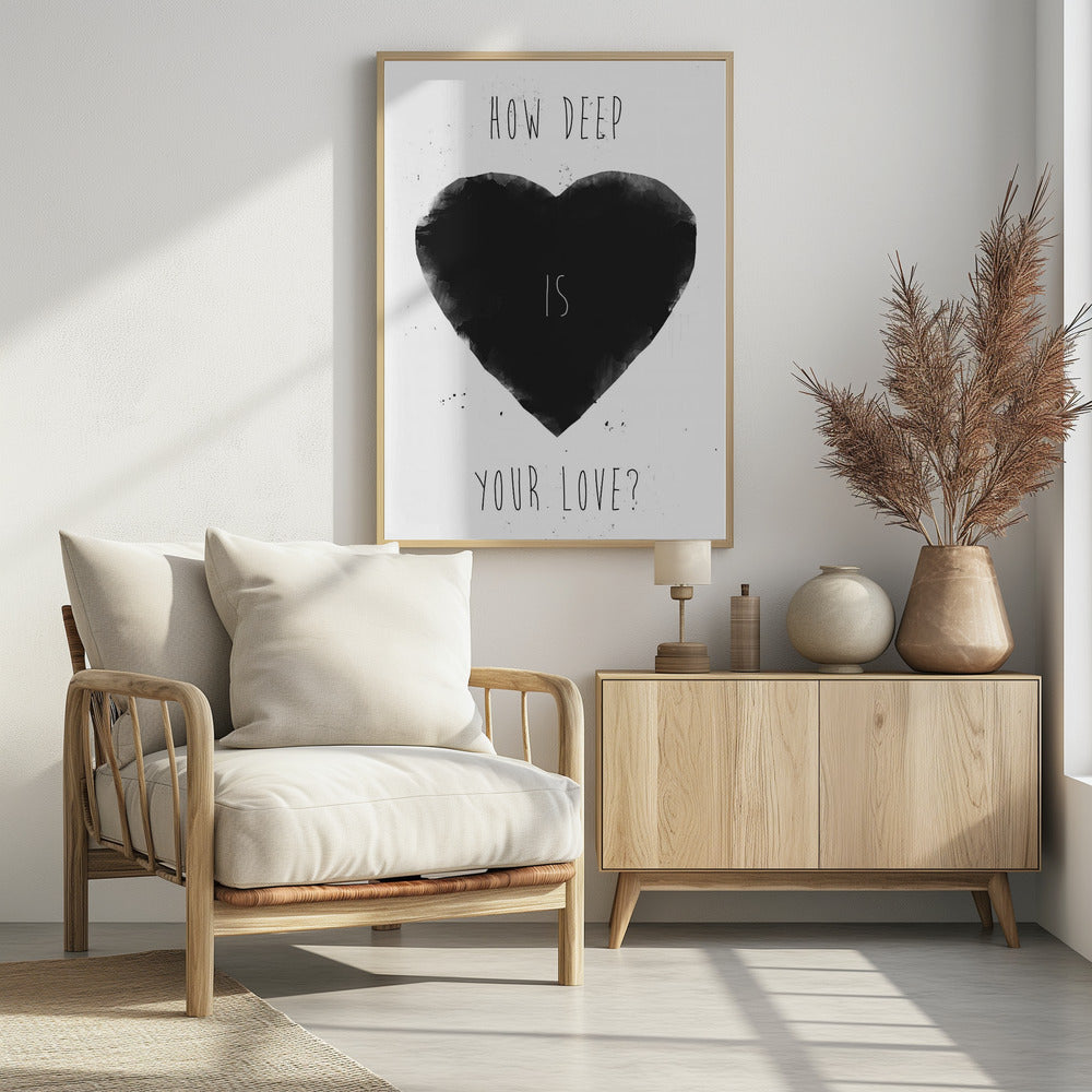 How deep is your love | Poster