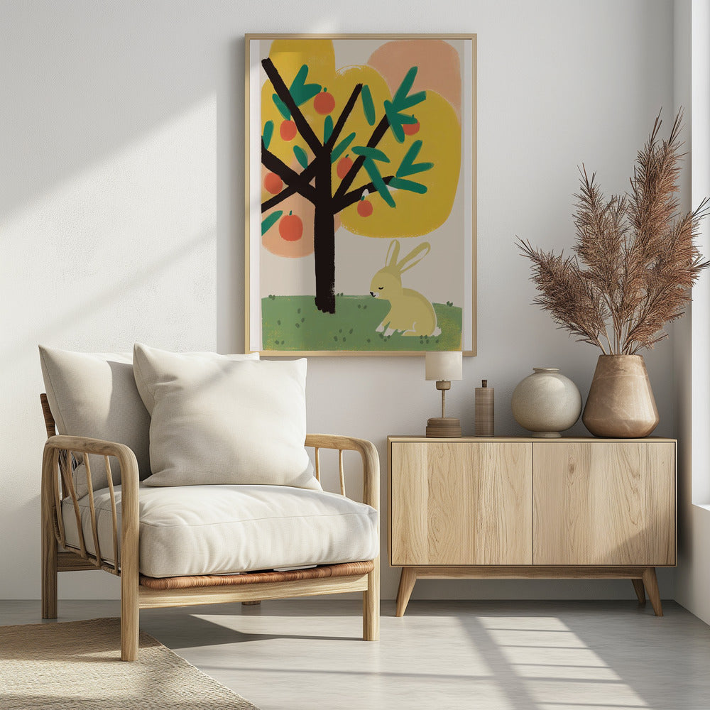 Dreaming Under Tree | Poster