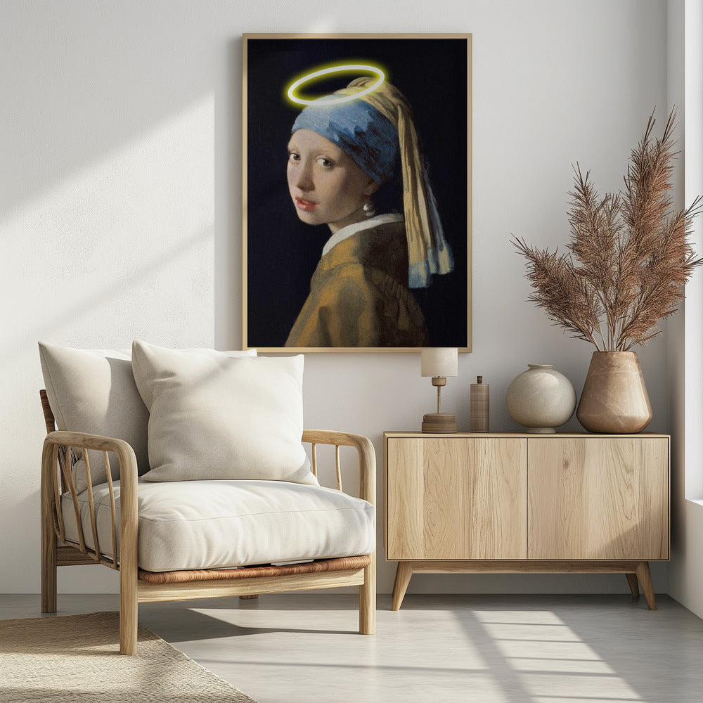 Girl With A Halo | Poster