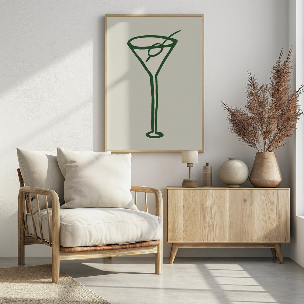 Cocktail Green | Poster