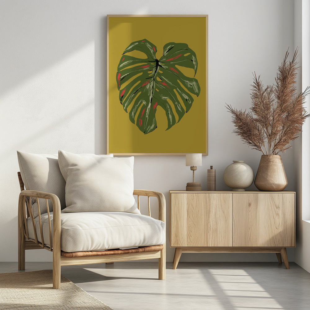 Monstera Leaf Green | Poster