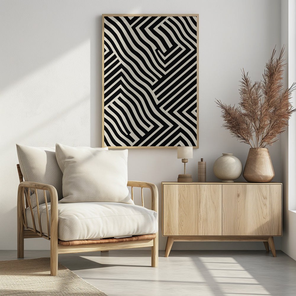 Zebra Maze | Poster