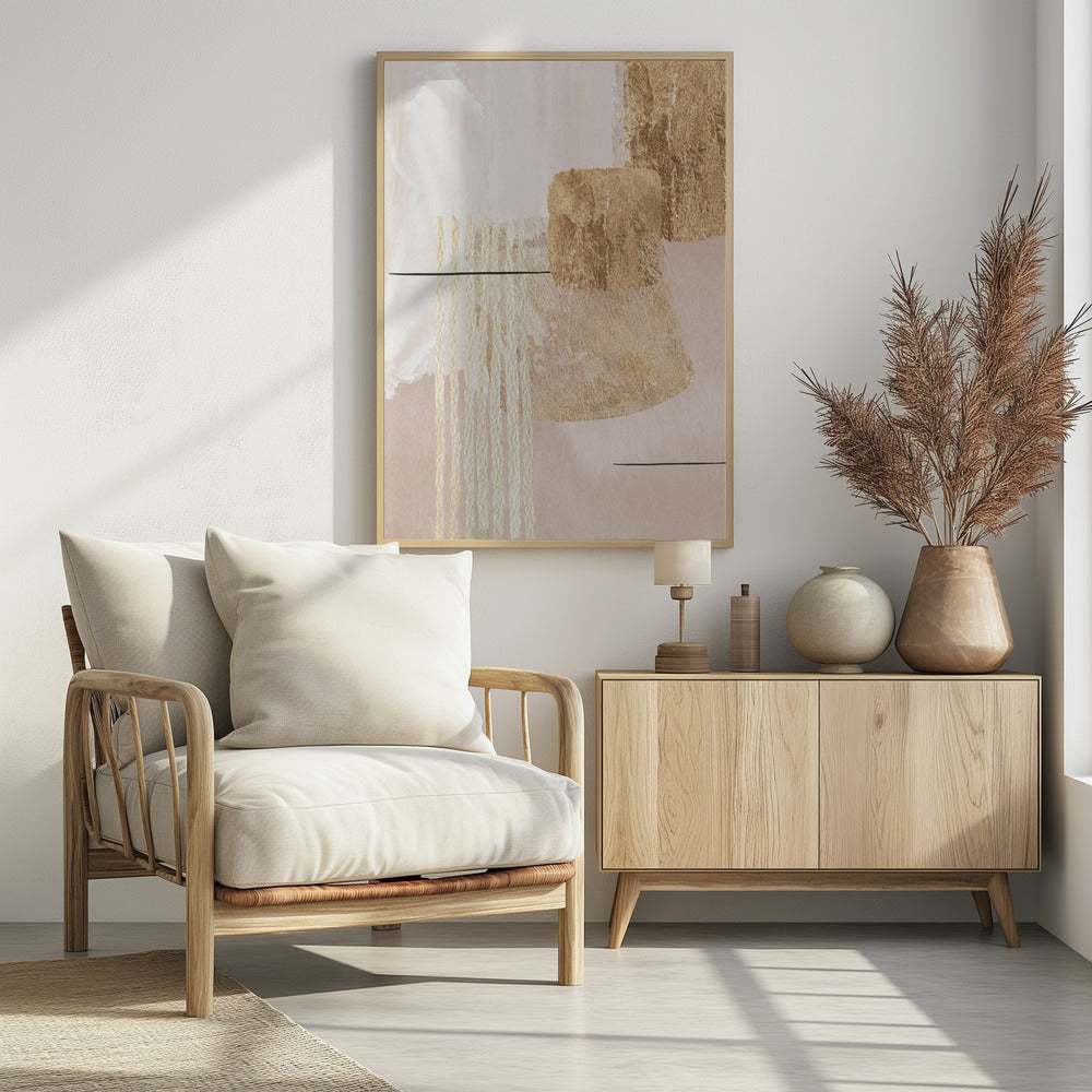 Aesthetic Gold-3 | Poster