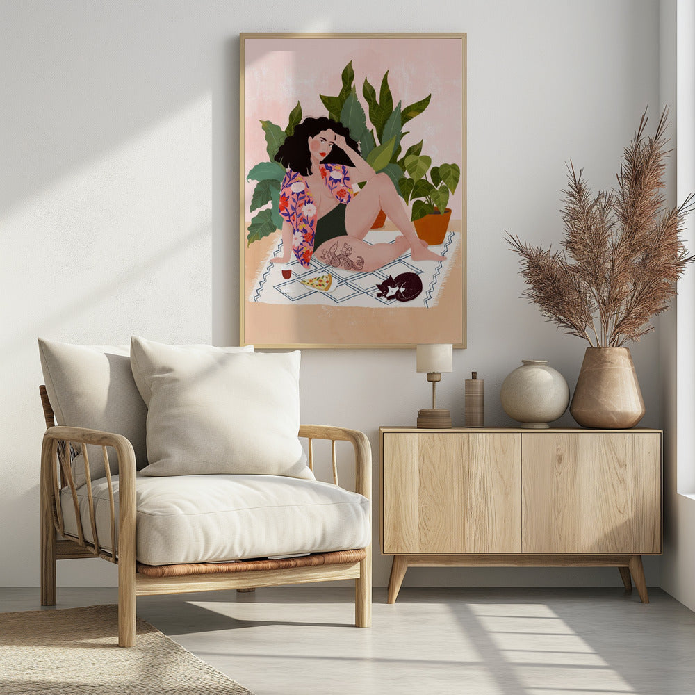 Sunday pizza | Poster