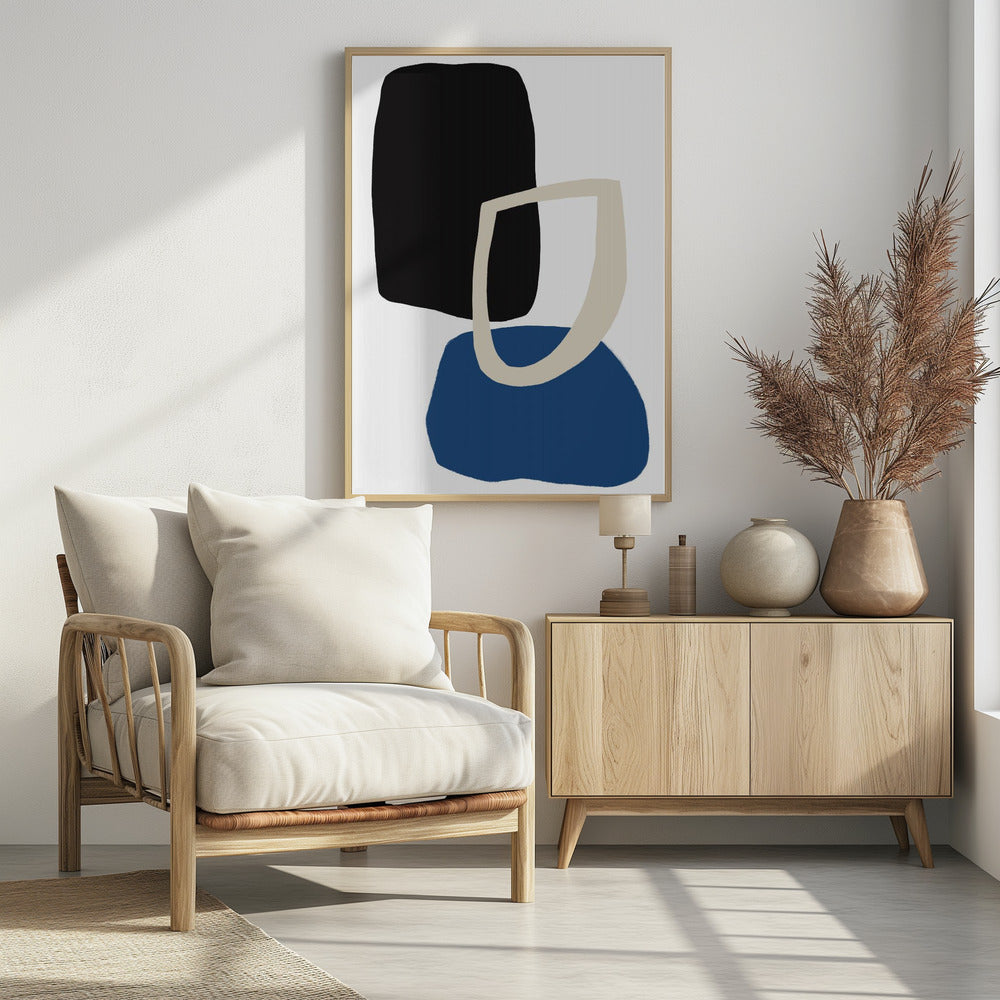 Colorful Bold Geometric Shapes | Poster