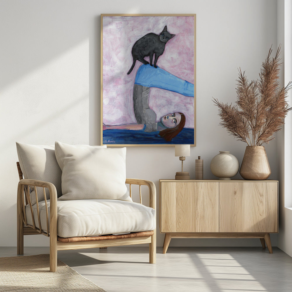 Yoga with my Cat | Poster