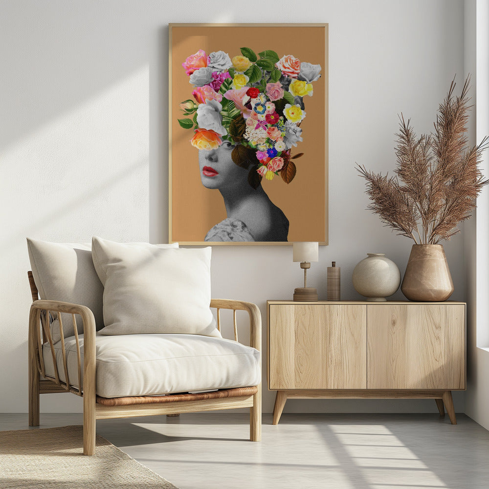 Floral portrait | Poster