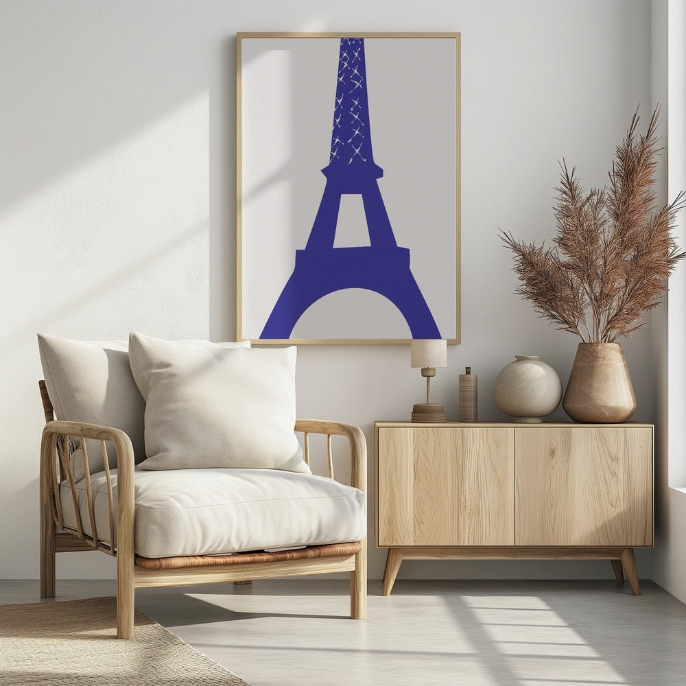 Eiffel Bleu | Poster