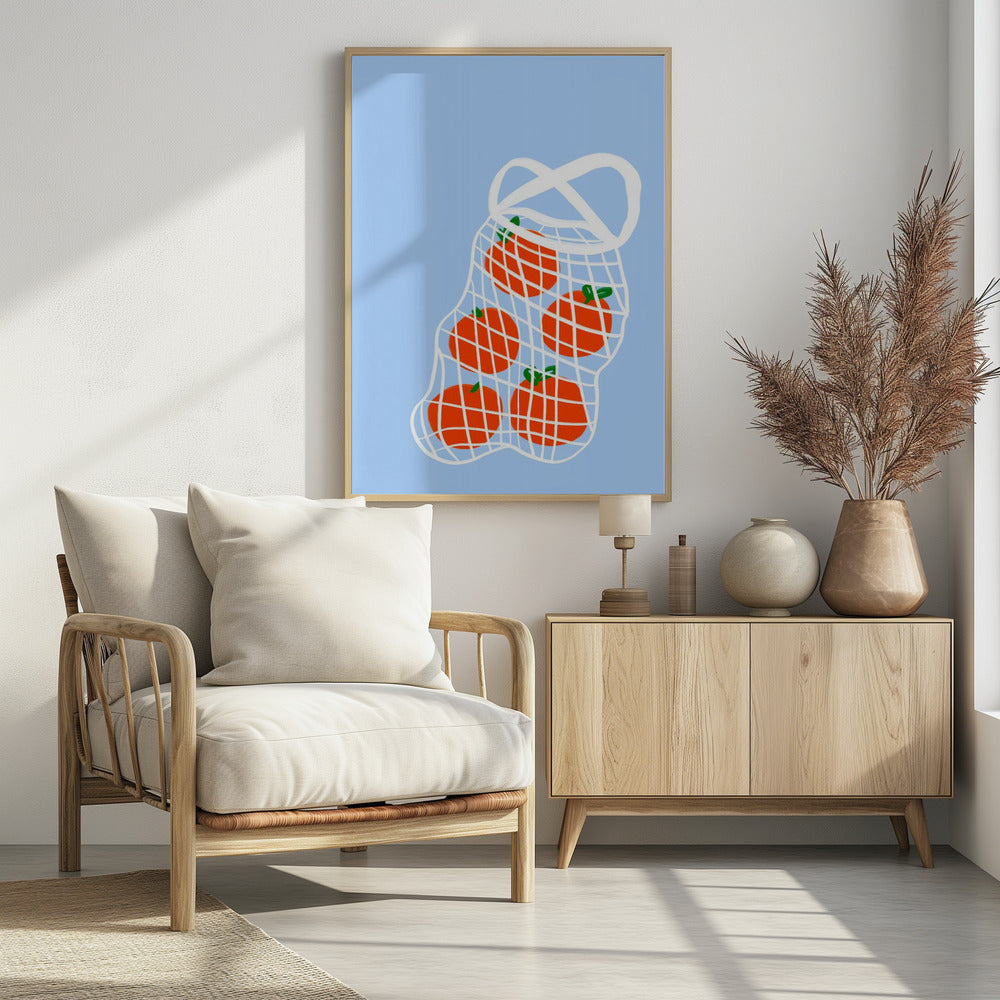 Tomatoes in Mesh | Poster
