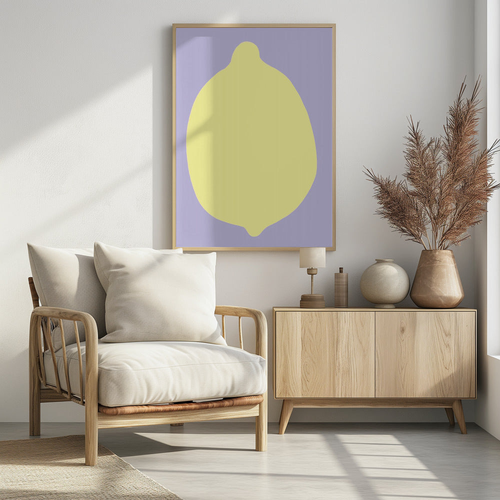 Lemon on Lavender | Poster