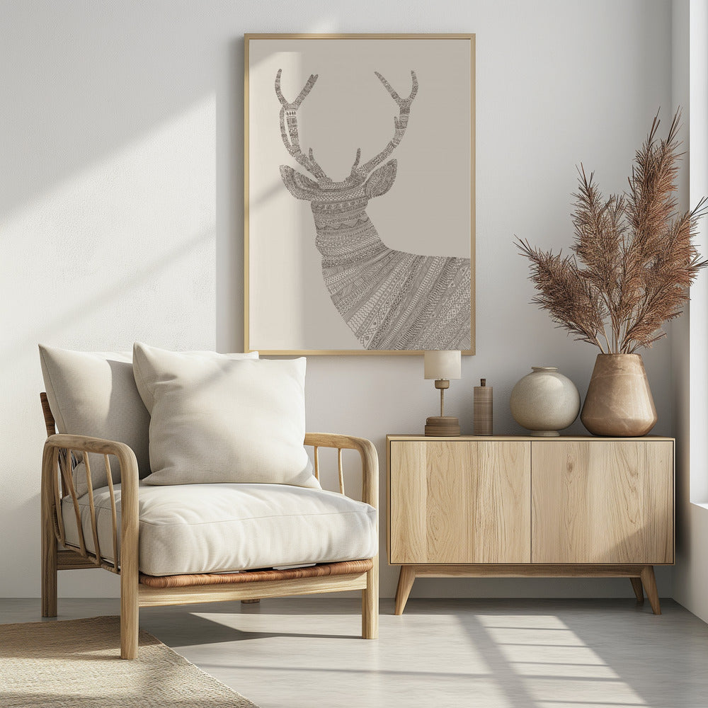 Stag Beige | Poster