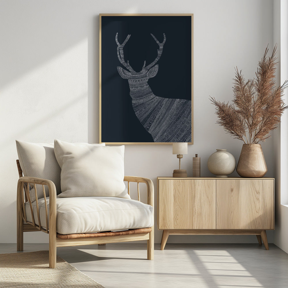 Stag Blue | Poster