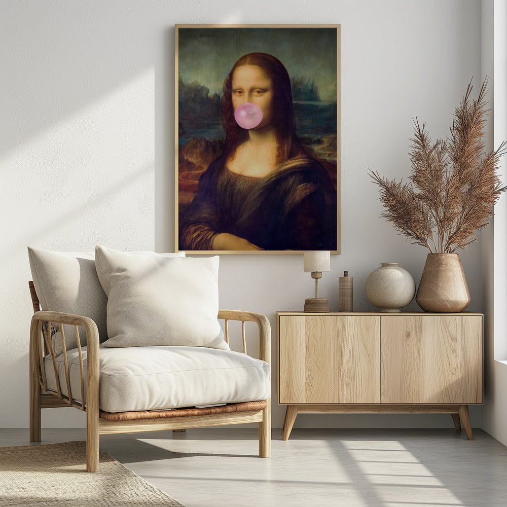 Mona Lisa Bubble Gum | Poster