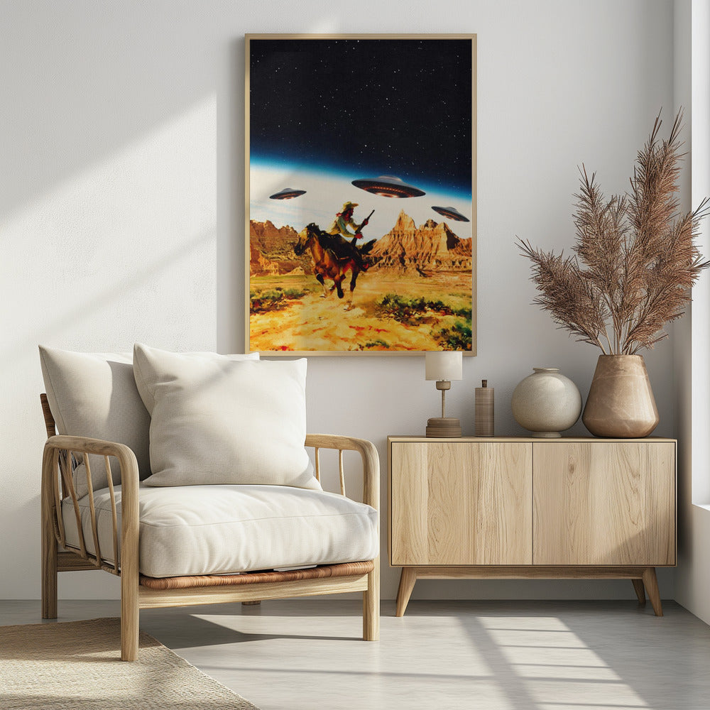 UFO Space Chase | Poster