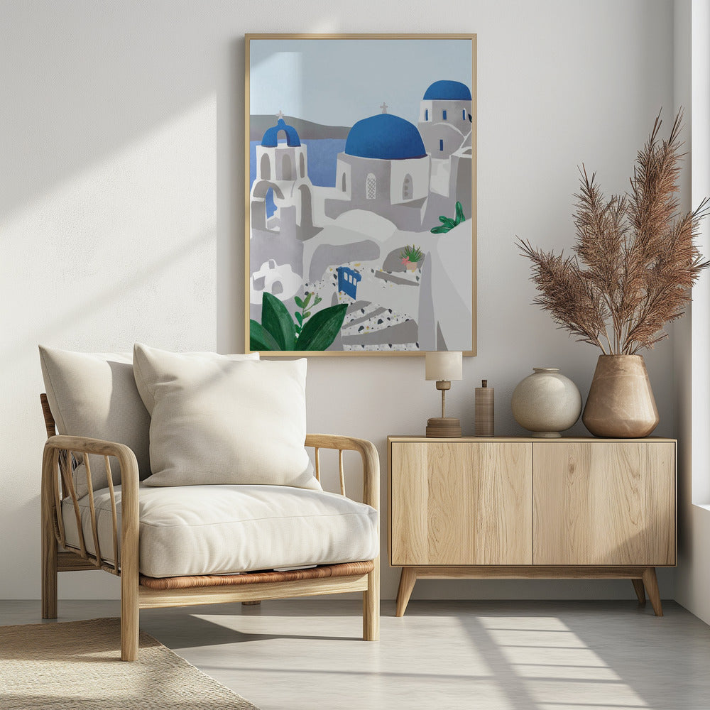 Santorini island | Poster