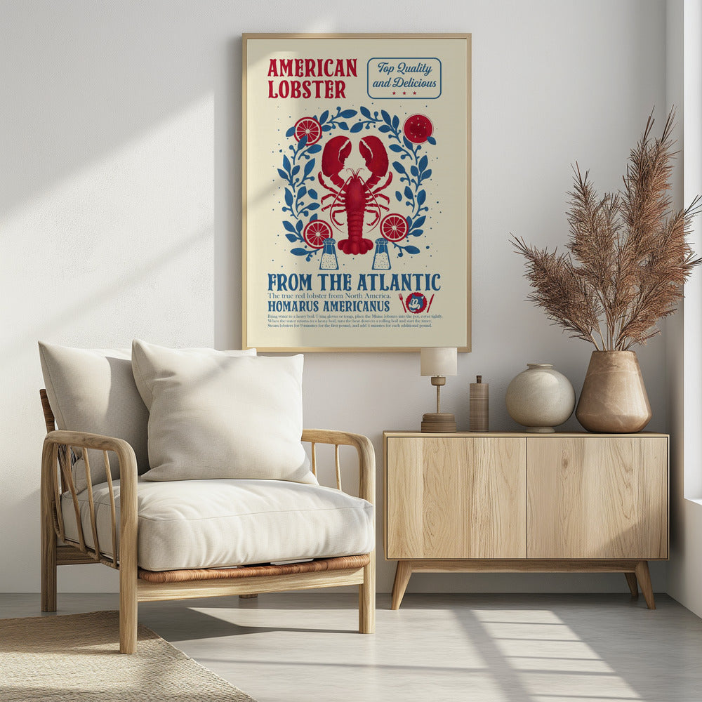 Lobster kitchen print | Poster