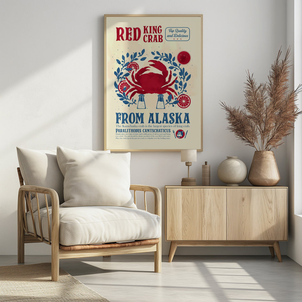 Crab kitchen print | Poster
