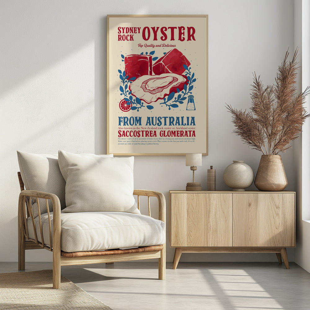 Oyster kitchen decor | Poster