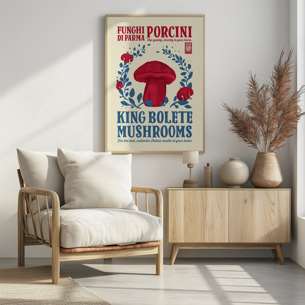 Porcini kitchen print | Poster