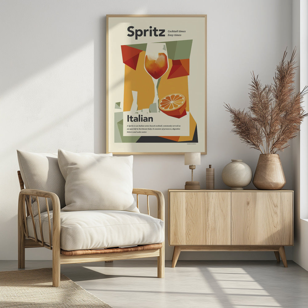 Aperol spritz print | Poster