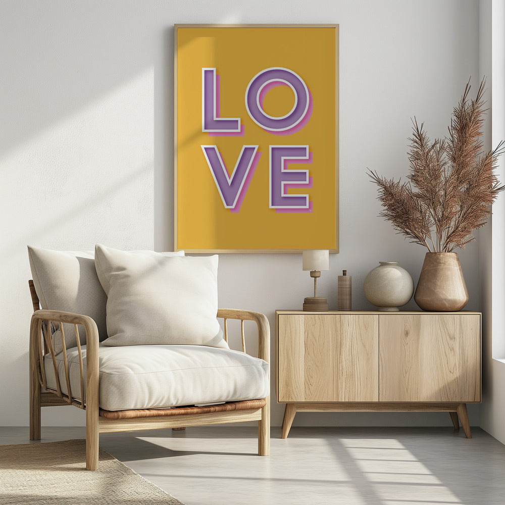 Bold Love Typography | Poster