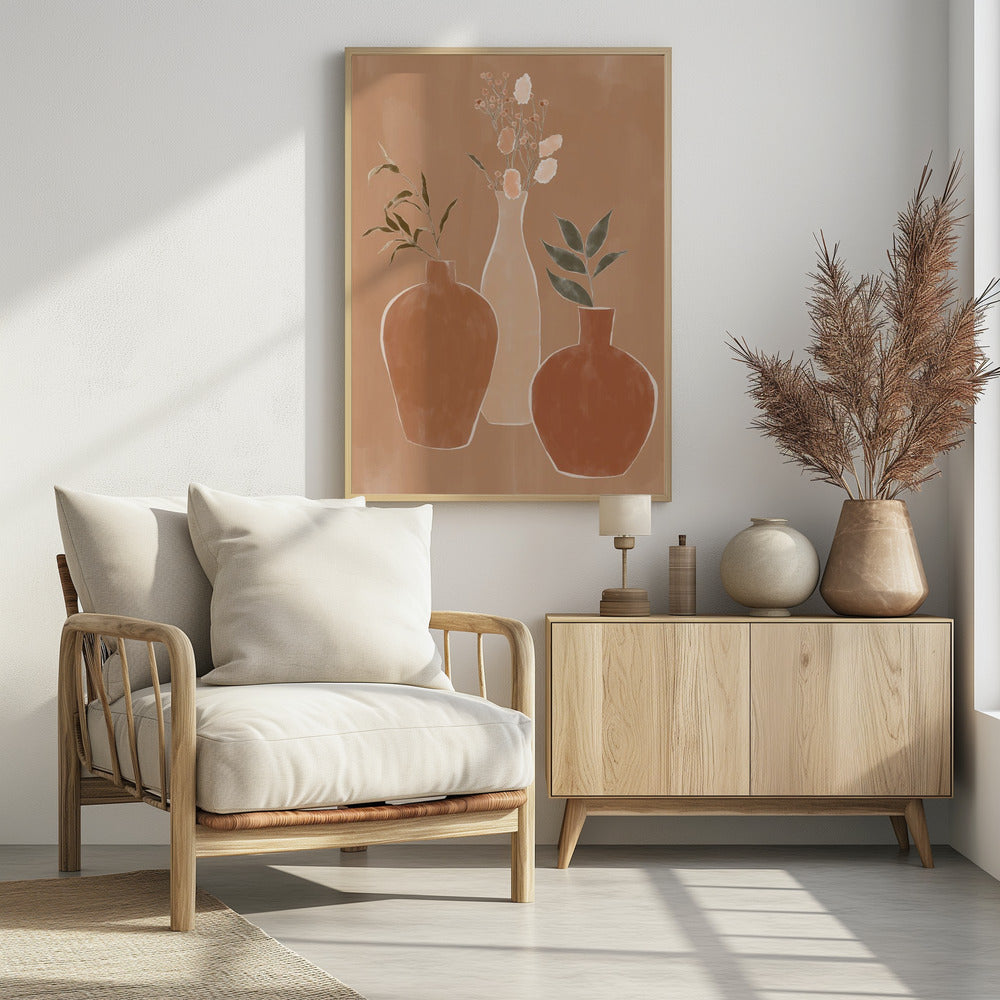 Set of Flower Vases | Poster