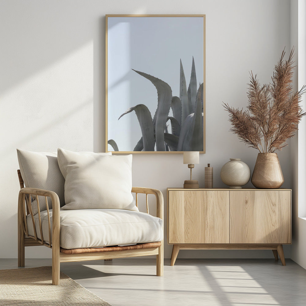 Azure Agave Dreams | Poster