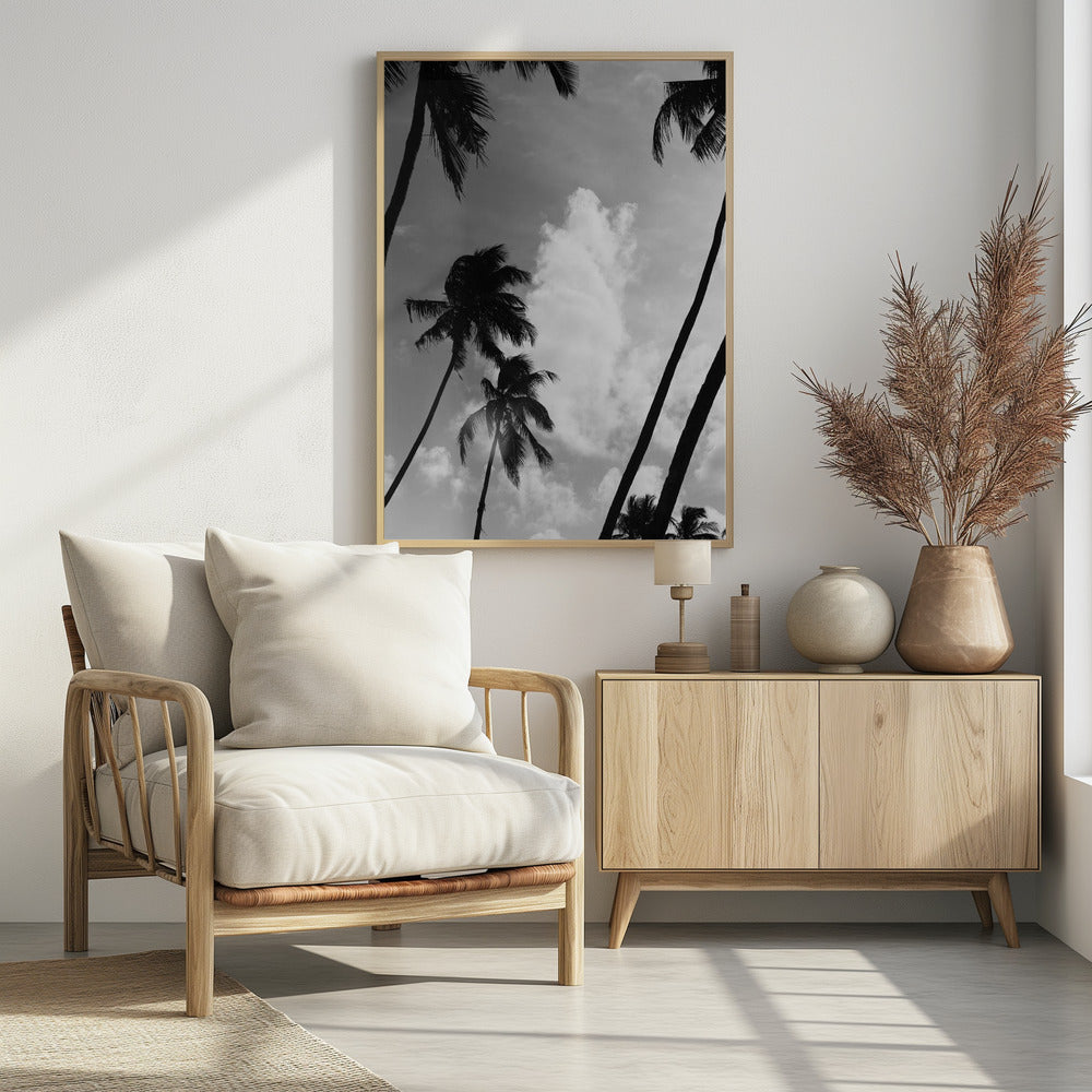 Silhouetted Palms | Poster