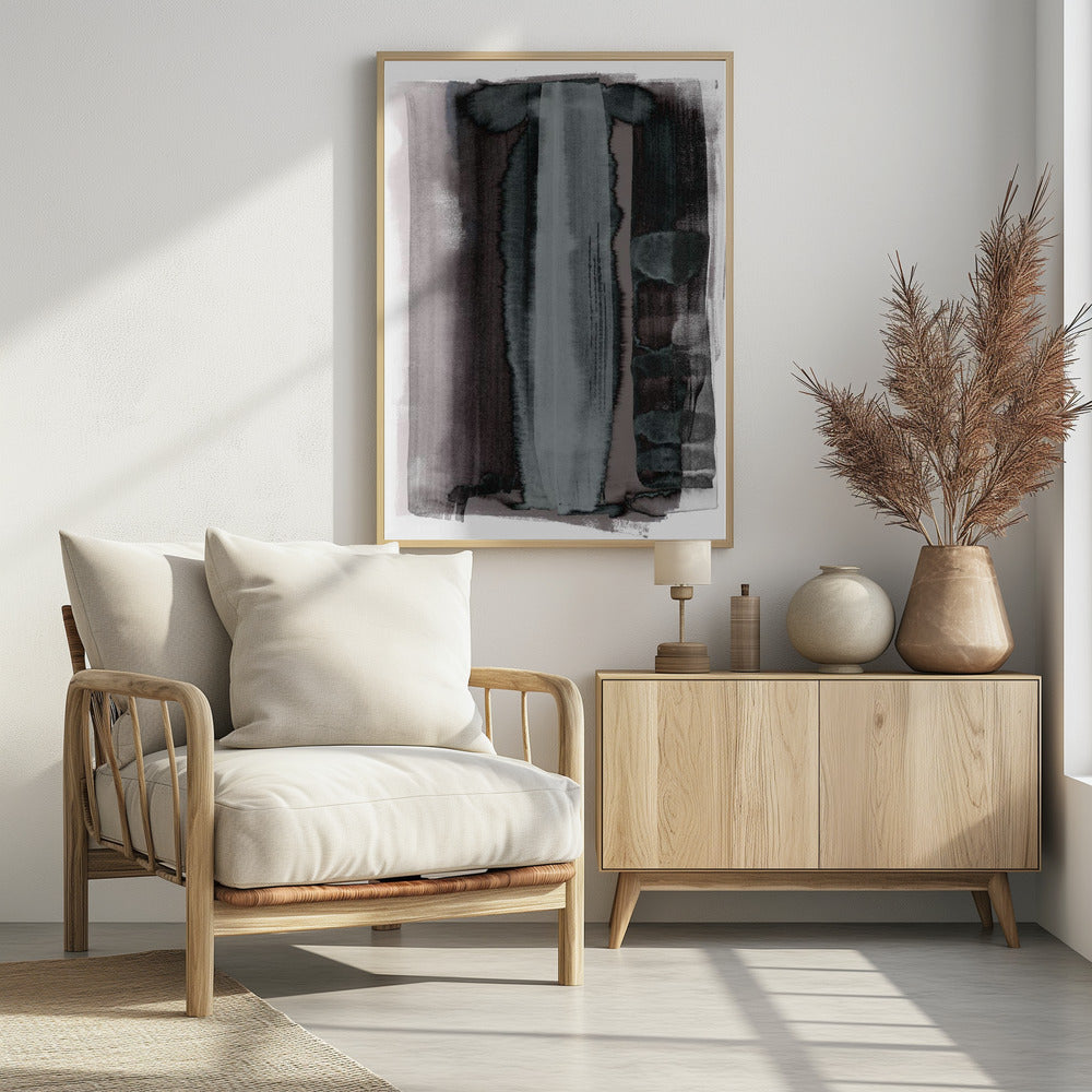 Monochrome Cascade | Poster