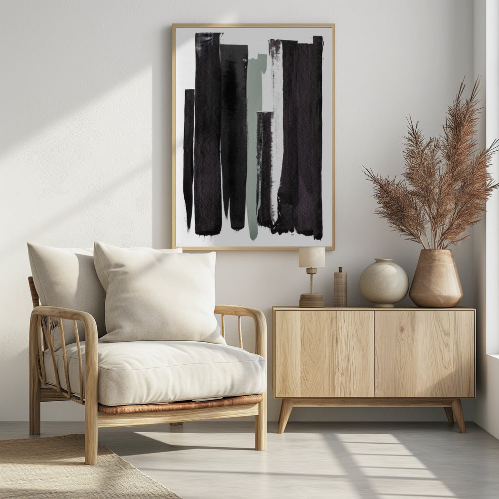 Monochrome Strokes | Poster