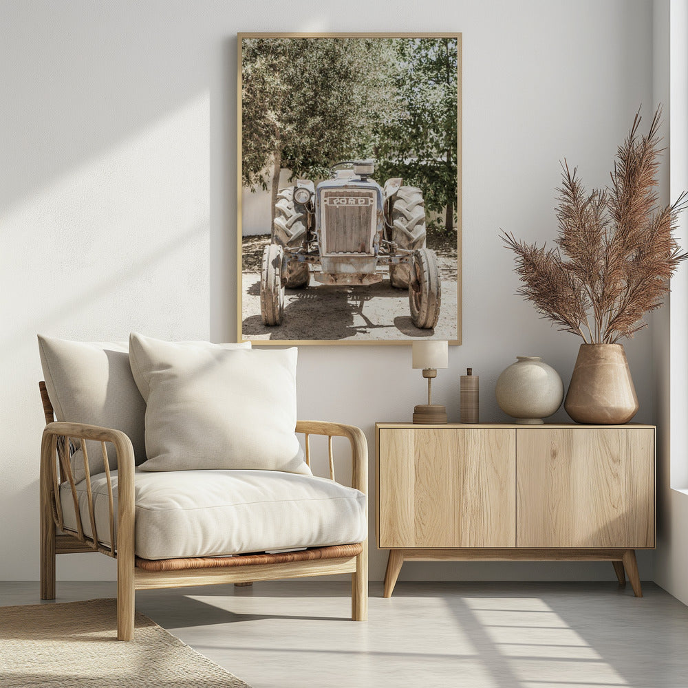 Rugged Tractor Scene | Poster
