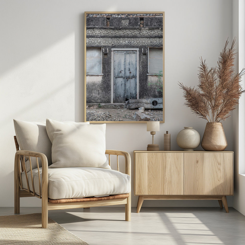 Faded Elegance Door | Poster