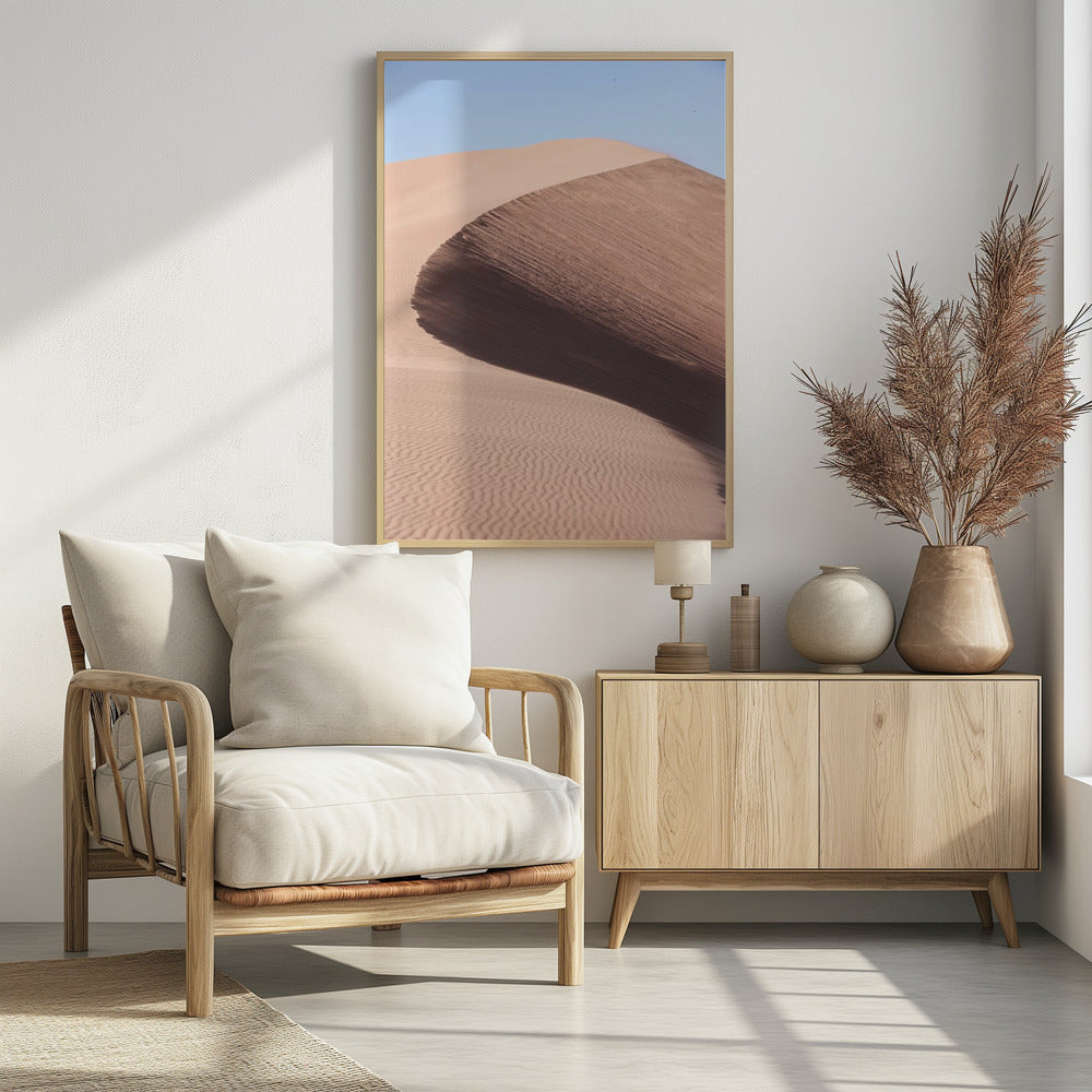 Desert&#039;s Graceful Curve | Poster