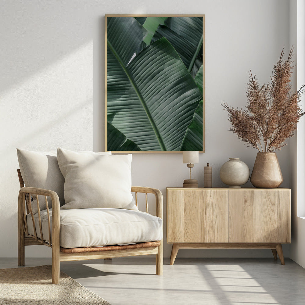 Verdant Leaf Waves | Poster