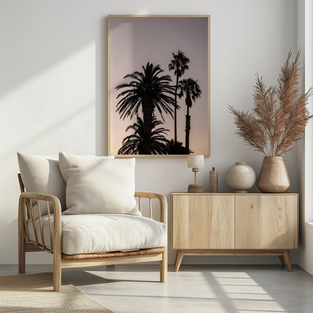 Silhouette of Palm Trees | Poster
