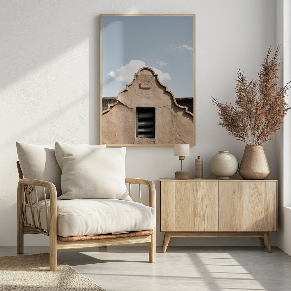 Vintage Gable With An Arched Window | Poster