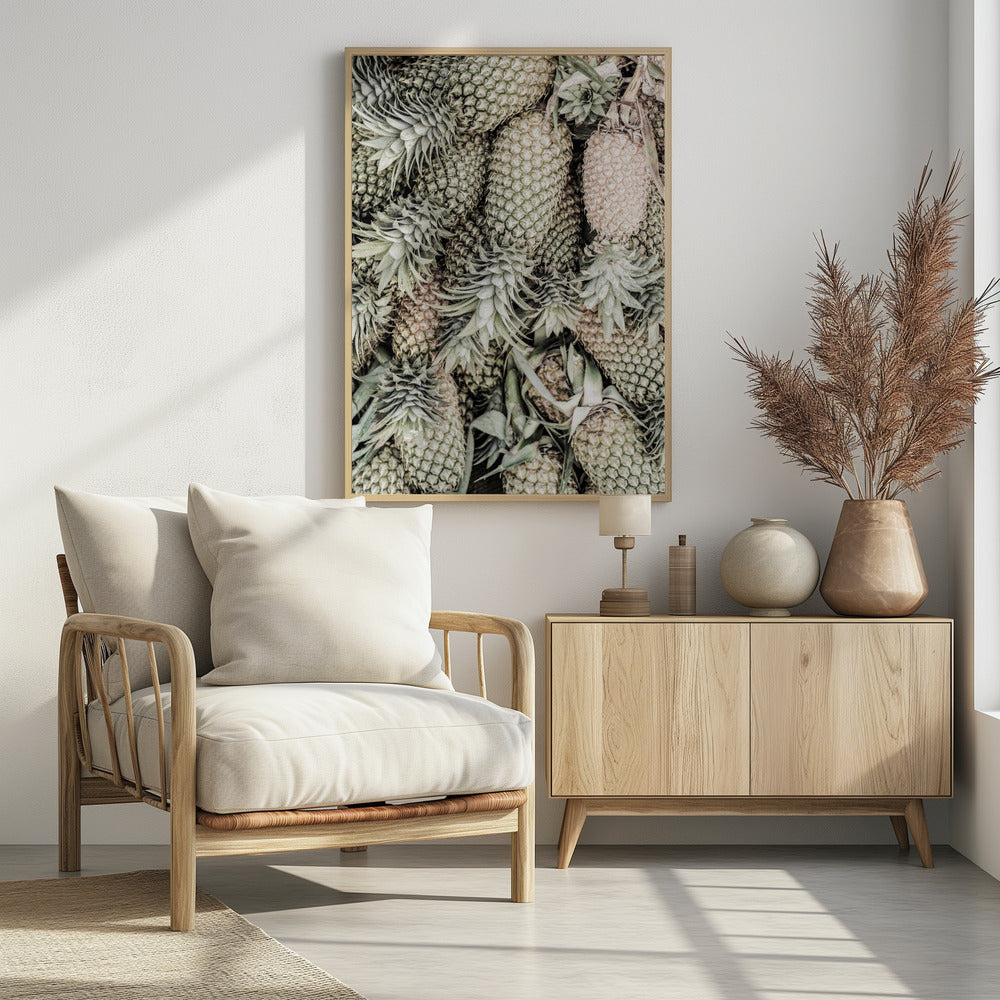 Display Of Pineapples | Poster
