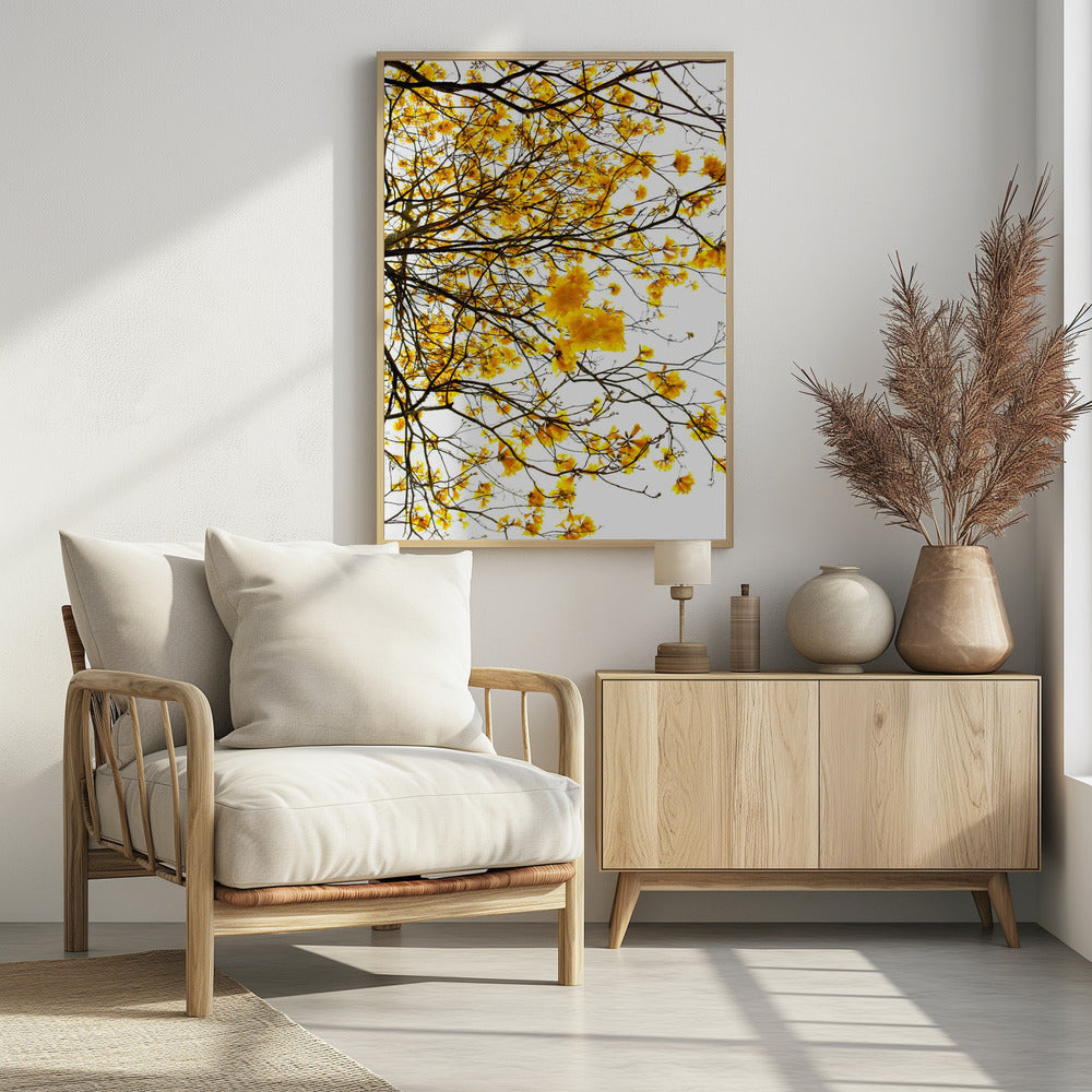 Golden Canopy Burst | Poster