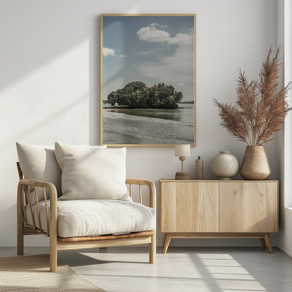 Serene Island landscape | Poster