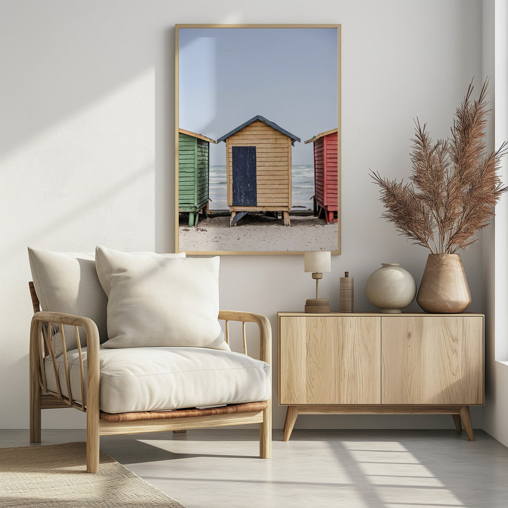 Colorful Beach Huts | Poster