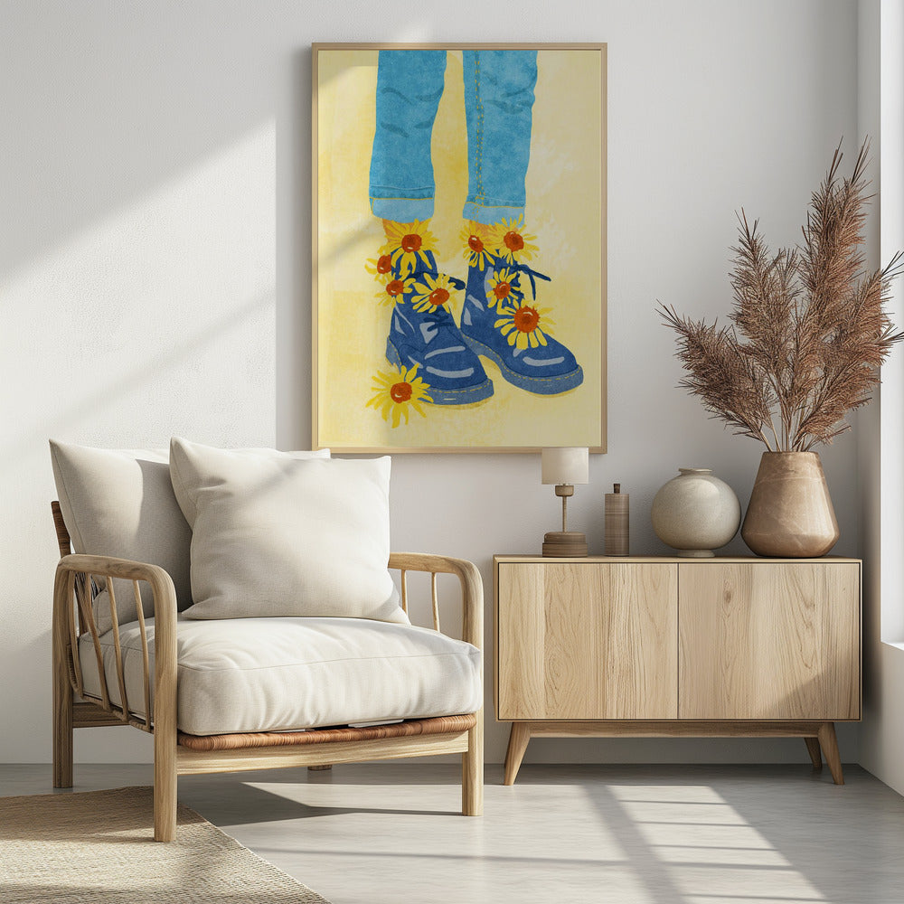 Sunflower Walk | Poster