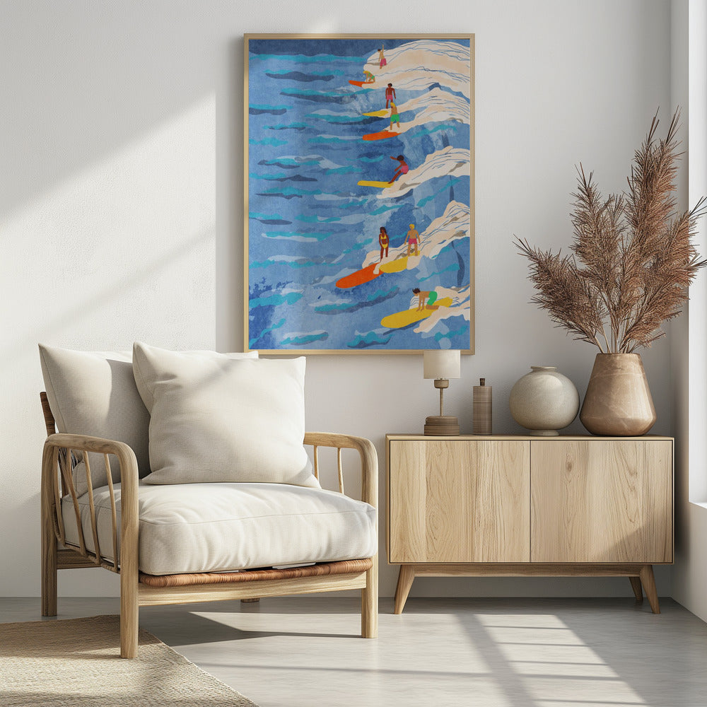 chilled surfing | Poster