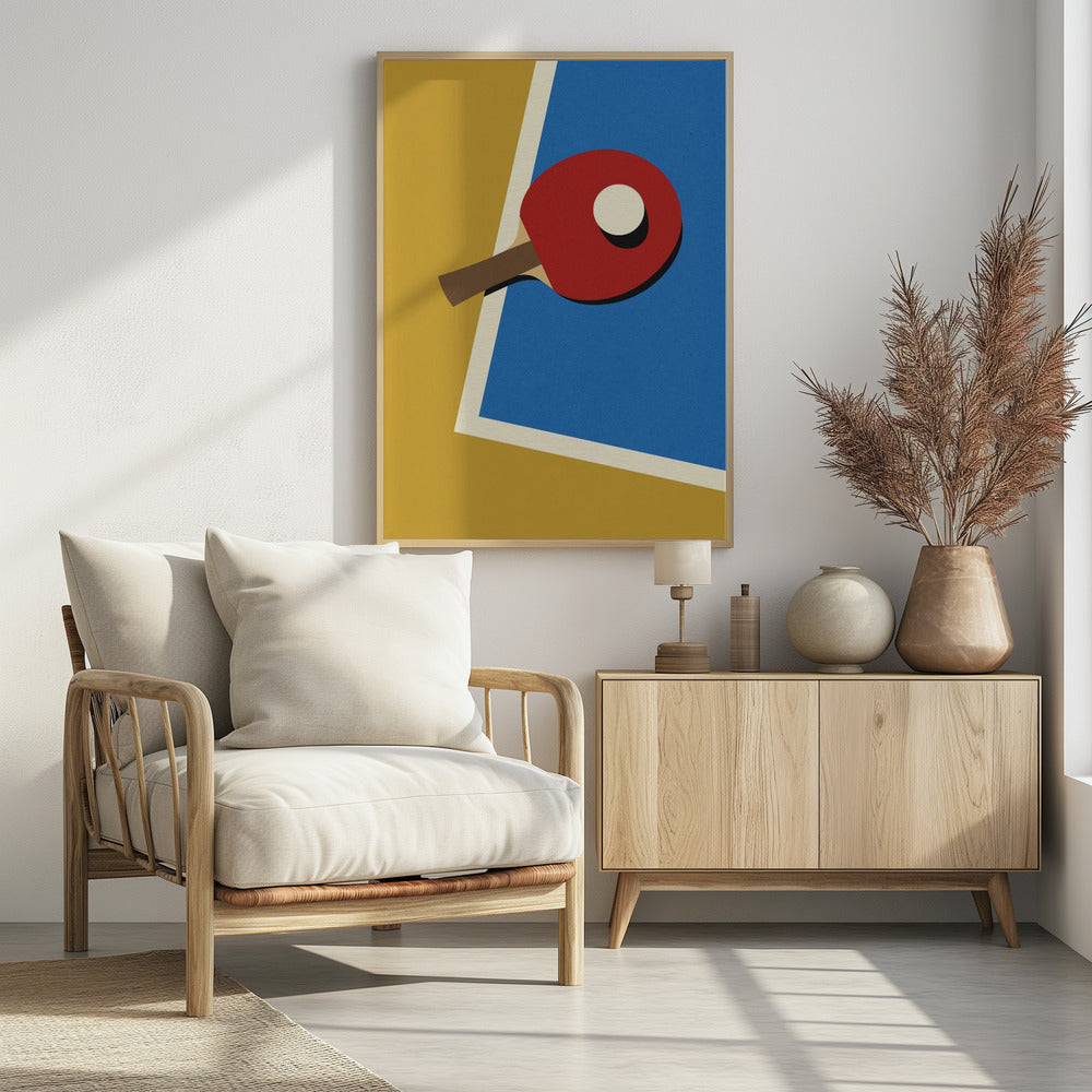 Table Tennis Team Red | Poster