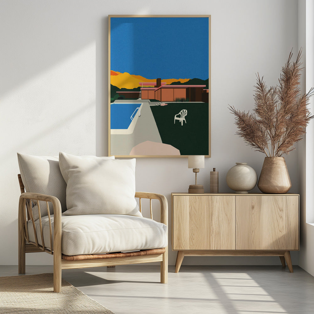 Kaufmann Desert House Poolside | Poster